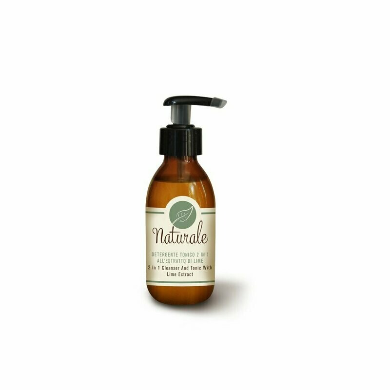 DETERGENTE + TONICO 2 IN 1 all'estratto di lime 150 ml