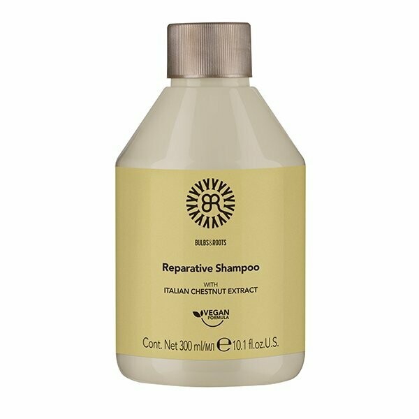 BULBS & ROOTS REPARATIVE SHAMPOO CON ESTRATTO DI CASTAGNA 300 ml BULBS & ROOTS REPARATIVE SHAMPOO CON ESTRATTO DI CASTAGNA 300 ml