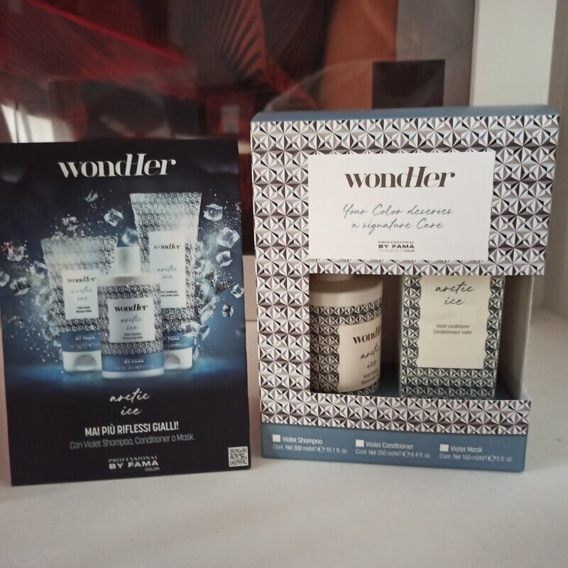 WONDHER  ARCTIC ICE BOX SHAMPOO + MASK