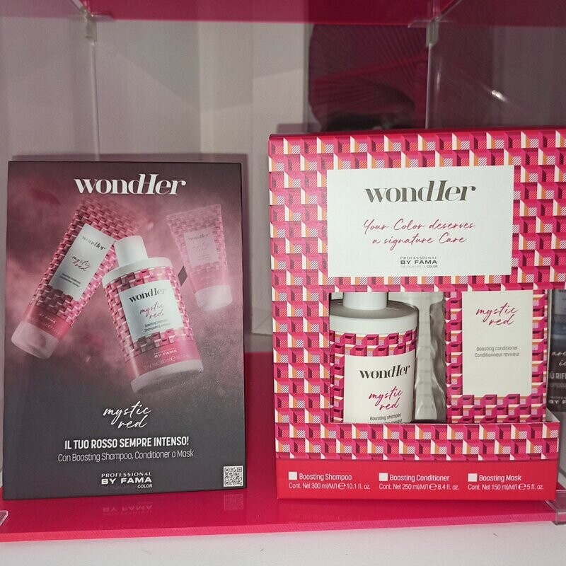 WONDHER MYSTIC RED BOX SHAMPOO + CONDITIONER