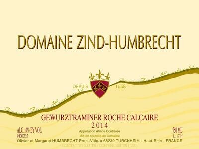Gewürztraminer Roche Calcaire 2014 750ml