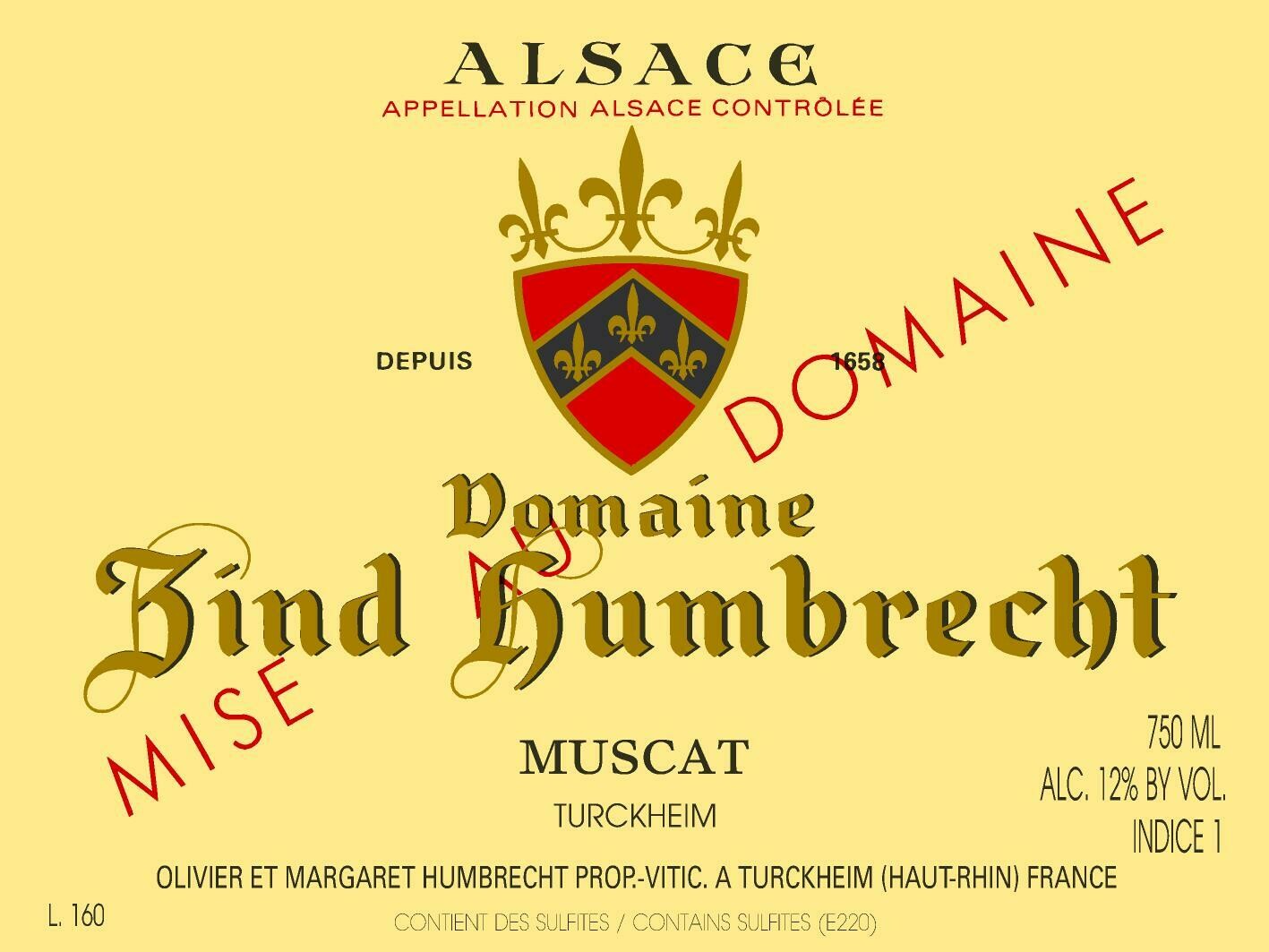 Muscat Türckheim 2014 750ml