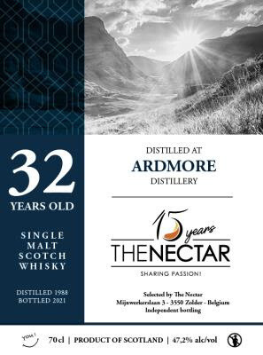 Ardmore 1988/2021 32 yo DD 15 years The Nectar (70cl - 47,2%)