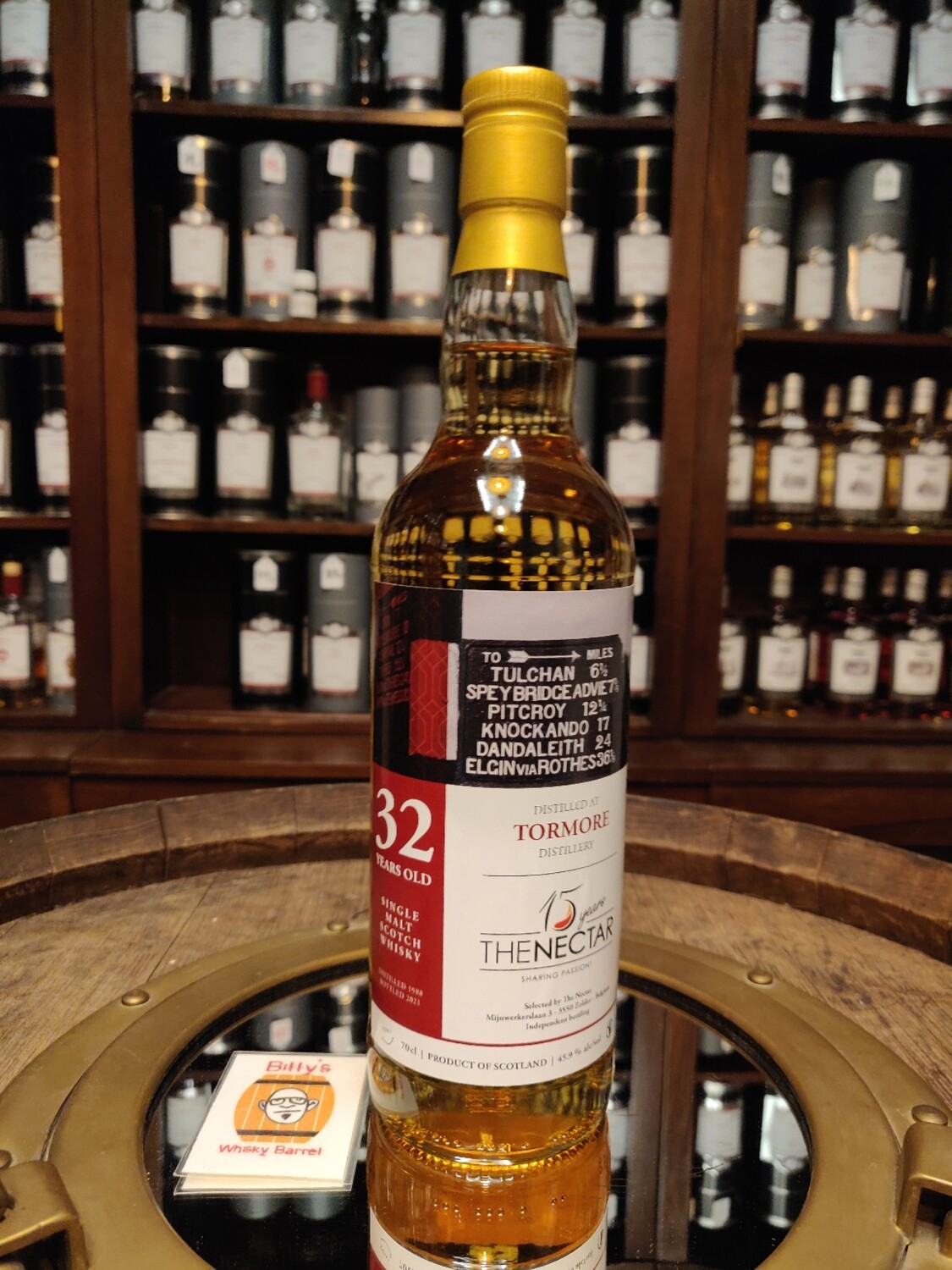 Tormore 1988/2021 32 yo DD 15 years The Nectar (70cl - 45,9%)