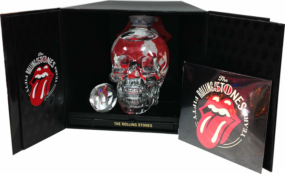 Crystal Head Vodka Rolling Stones 50th anniversary edition