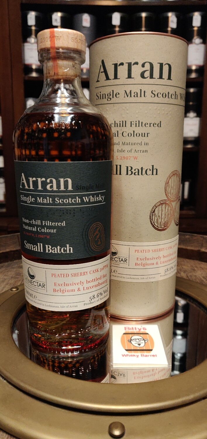 Arran Small Batch Peated Sherry Cask OB for Belgium & Luxemburg (70cl - 58,6%)