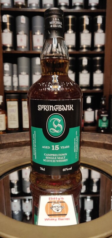3日限定値下げSpringbank 15年 ウイスキー 46% SPRINGBANK スプリングバンク15年 現行品 | 六本木 BAR莨樽
