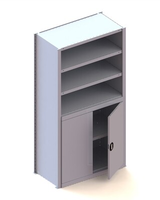 Kastmodule basis halve deur,
H2.000 x B1.000 mm,
RAL 7035 Kastmodule basis halve deur,
H2.000 x B1.000 mm,
RAL 7035
