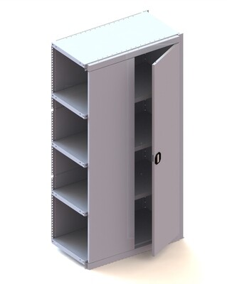 Kastmodule aanbouw deur,
H2.000 x B1.000 mm,
RAL 7035 Kastmodule aanbouw deur,
H2.000 x B1.000 mm,
RAL 7035