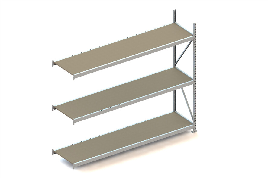 Grootvakstelling, Aabouwmodule
H2.200 x B2.600 mm, Spaanplaat, Verzinkt