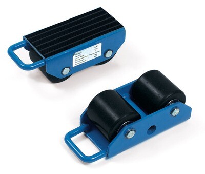 Transportrollers, Antislip rubber, RAL 5007 Transportrollers, Antislip rubber, RAL 5007