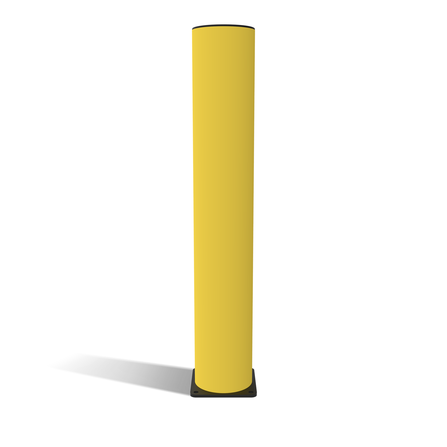 Beschermingspaal kunststof, H1.200 mm, geel/zwart