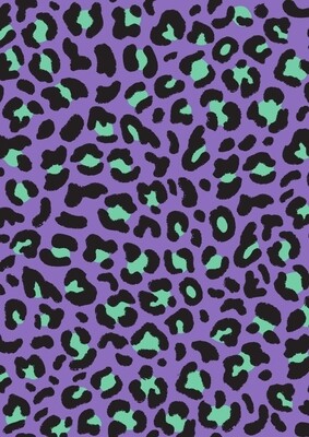 Bandana Leopard Purple