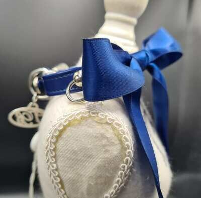 Tina collar dark blue 25cm - Stock