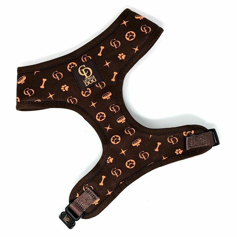 Monogram Harness with leash