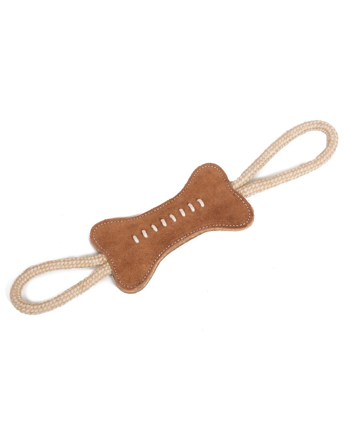 Green Suede Leather Bone Natural Toys pack of 6 - Stock