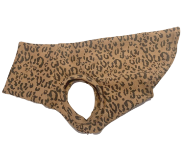 Leopardenmuster-T-Shirt für Windhunde - Stock