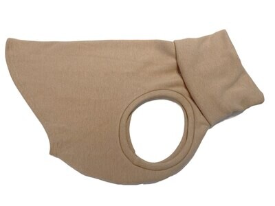 Beige T-shirt met zachte binnenkant voor windhonden - Stock Beige T-shirt met zachte binnenkant voor windhonden - Stock