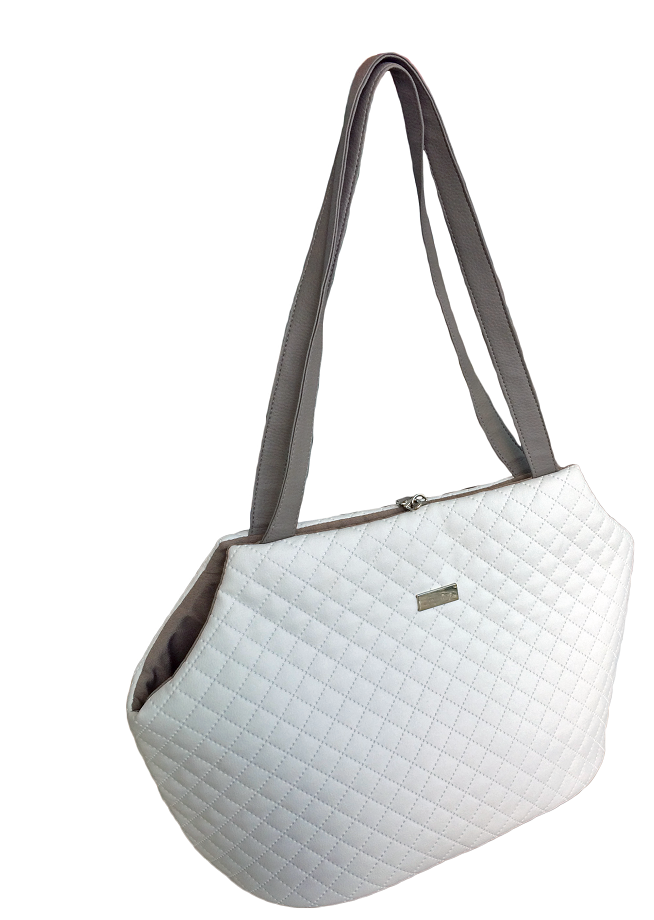 Isabelle quilted white - 53x26x31cm