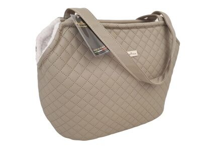 Isabelle quilted taupe + soft - Stock