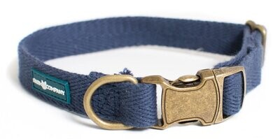 Milieuvriendelijke verstelbare halsband of leiband 3 stuks - Blauw - Stock