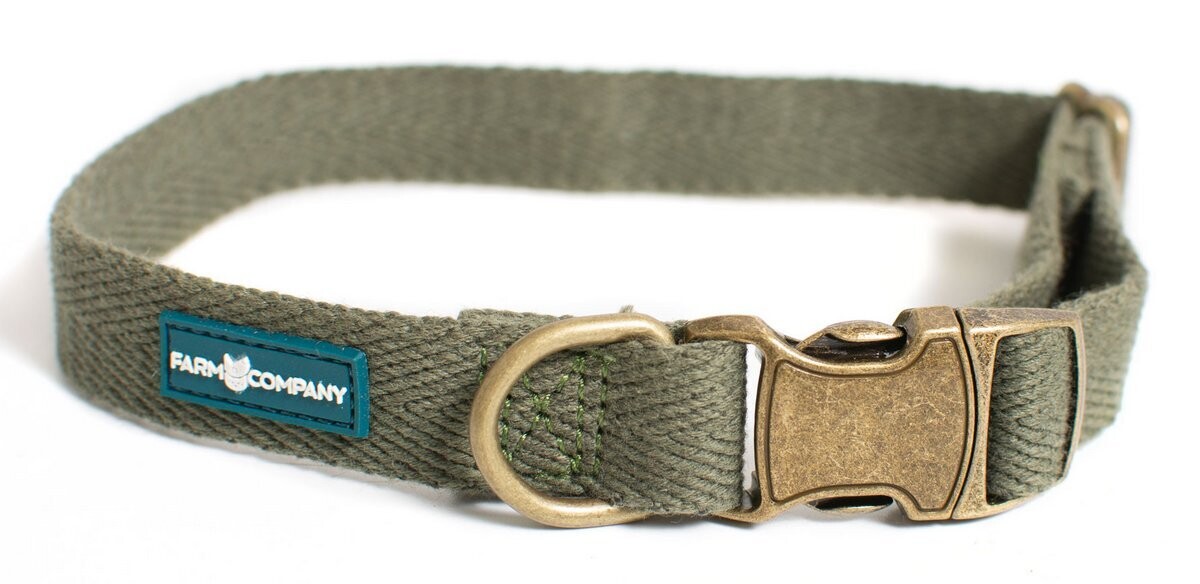 Eco-friendly adjustable collar 3 pieces - Olivegreen - Stock
