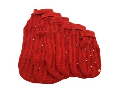 Mon bonbon Sweater/Trui rood swarovski - Pakket - Stock