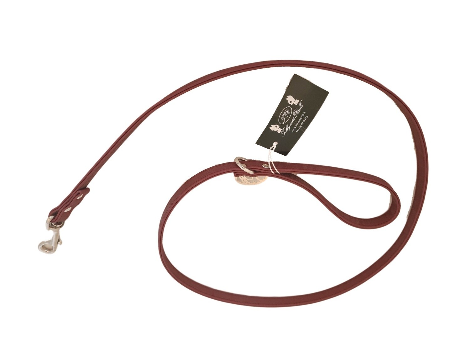 Lione Leash Trilly 38 burgundy embossed - Stock