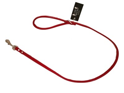 Lione laisse Trilly 28 cuir vernis rouge - Stock