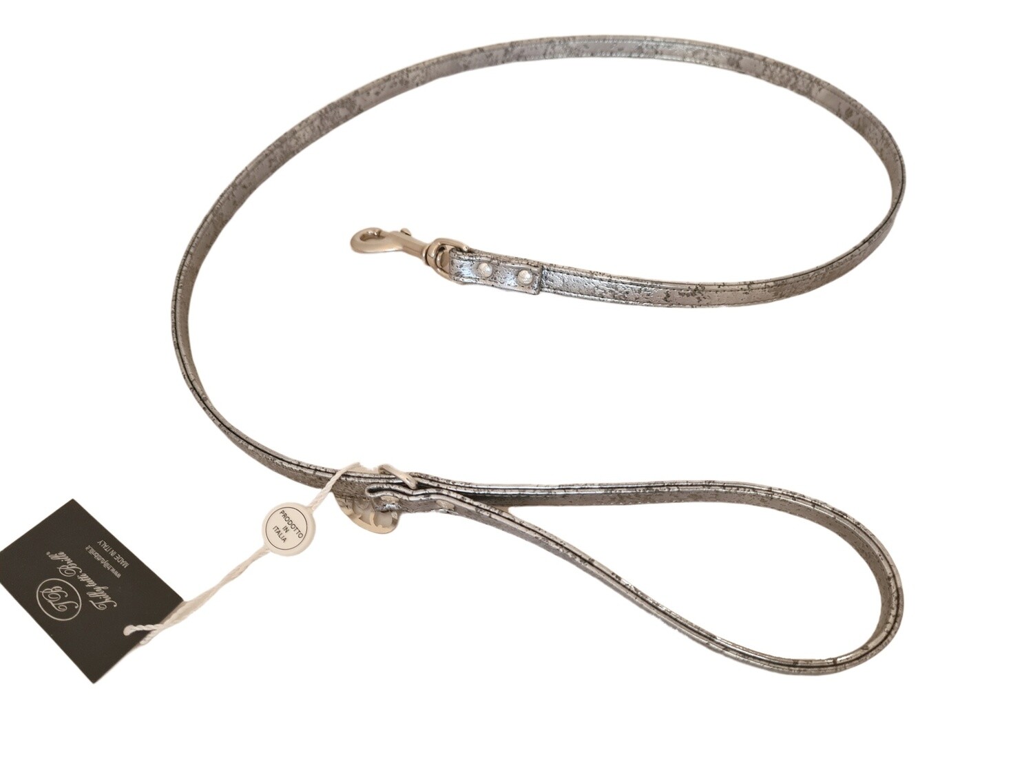 Lione laisse Trilly 23 Argent en relief - Stock Lione laisse Trilly 23 Argent en relief - Stock, Taille: 1.2cm