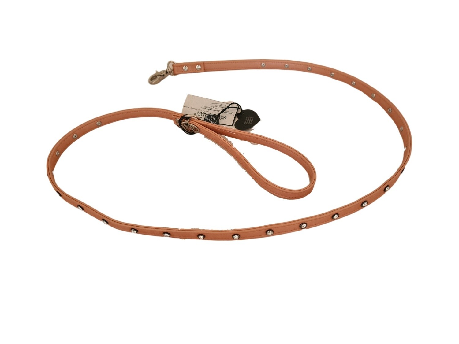 Lione swarovski laisse Trilly 39 couleur miel rose - Stock Lione swarovski laisse Trilly 39 couleur miel rose - Stock
