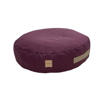 Zen round cushion ZR93 Bordeaux
