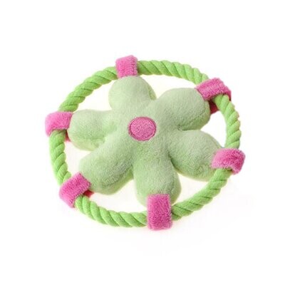 Zerrspielzeug plus Blume mit Seil