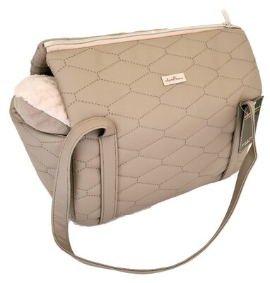 Chalet big quilted taupe - Stock