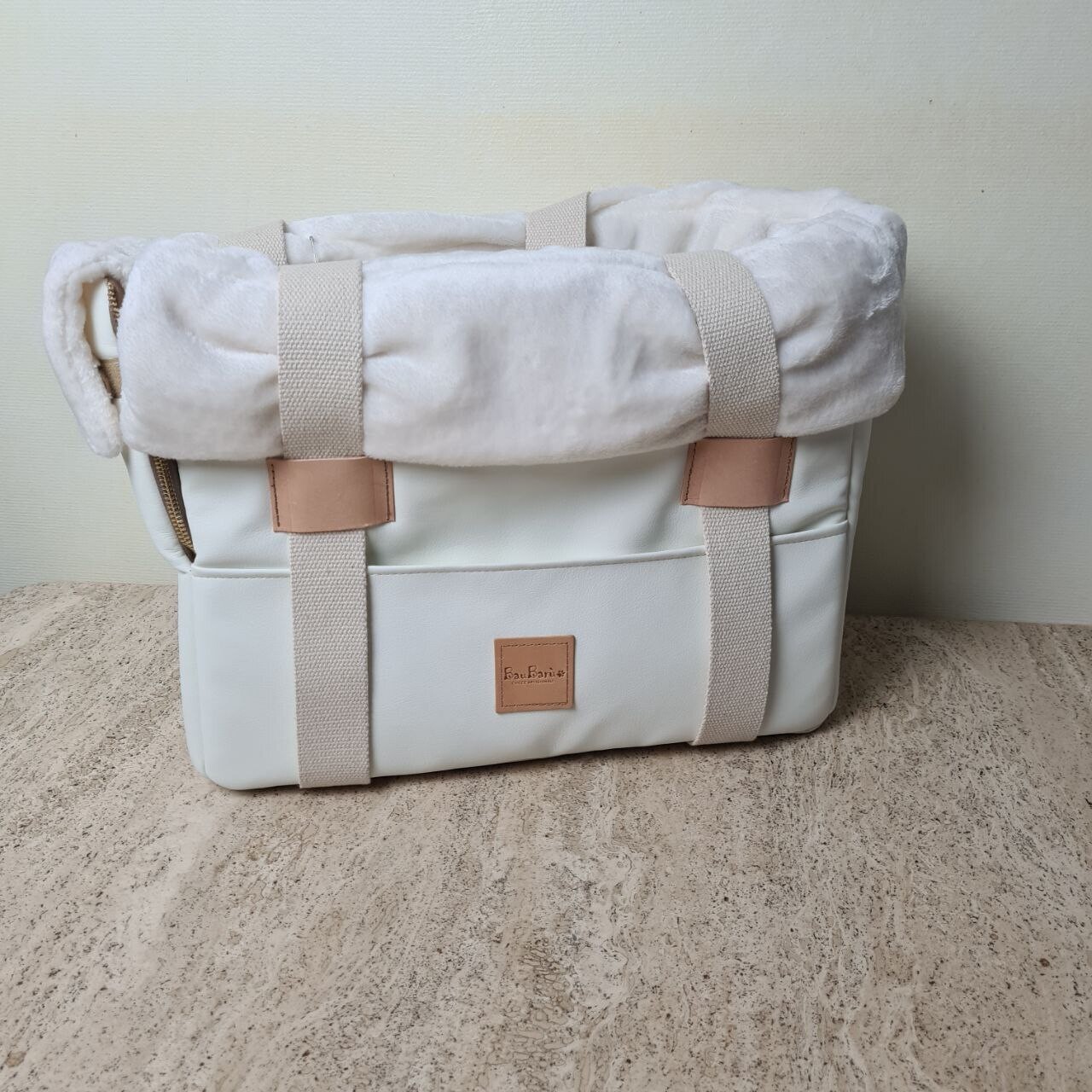 Annalisa bag eco pele white + castorino white - Stock