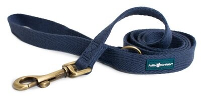 Leash (120 cm or 230 cm) made from soy - Blue - Set of 3
