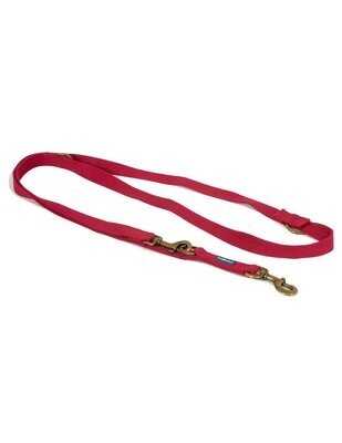 Leash (120 cm or 230 cm) made from soy - Red