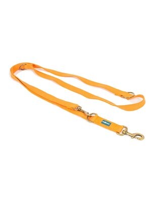Leash (120 cm or 230 cm) made from soy - orange