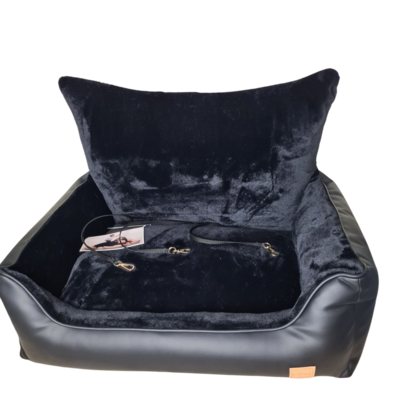 Car Seat Ischia Eco black + castorino black - 50x50x55cm