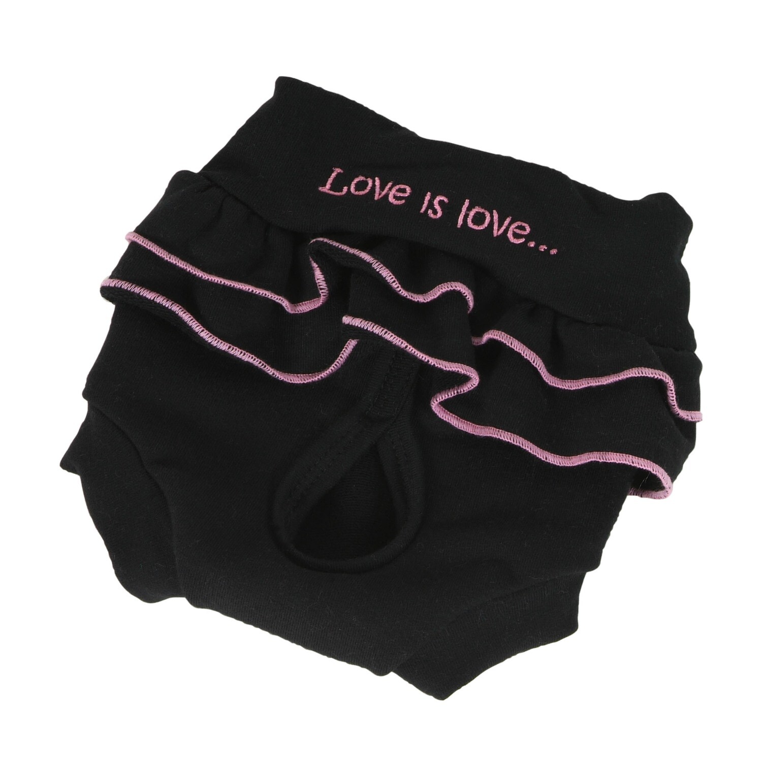 Dog Panties Love, Couleur: Noir