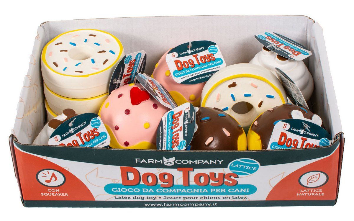 Latex Hundespielzeug - 10 Stück pro Box