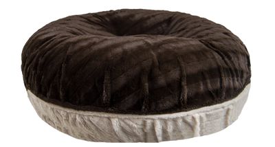 Bagel Bed Bessie & Barnie - Godiva Brown / Natural Beauty - XL 127cm