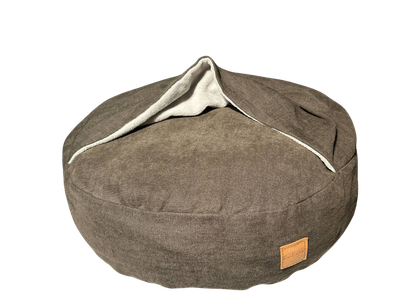 Cave bed Caverna brown + bambu pearl 65cm