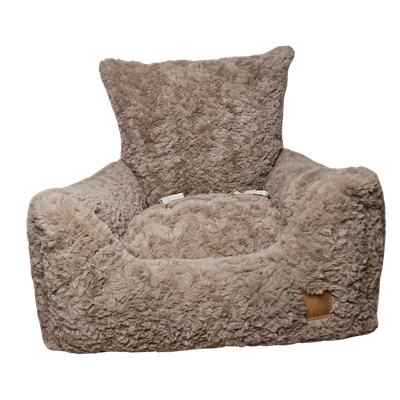 Ischia Autostoel Hondenmand Bear brown