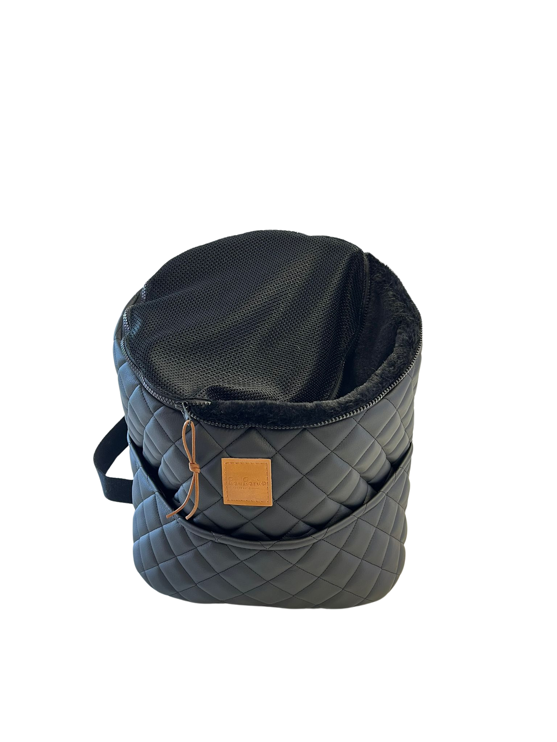 Charly Bag Trap Black + castorino zwart