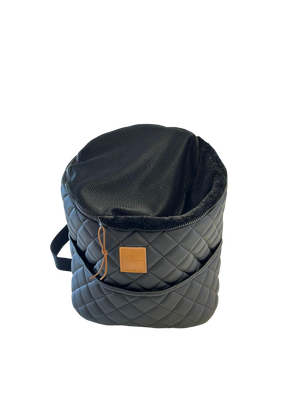 Charly Bag Trap Black + castorino zwart