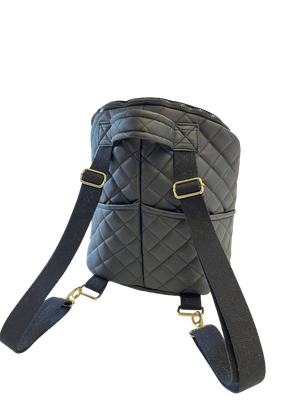 Charly Bag Trap Black + castorino zwart