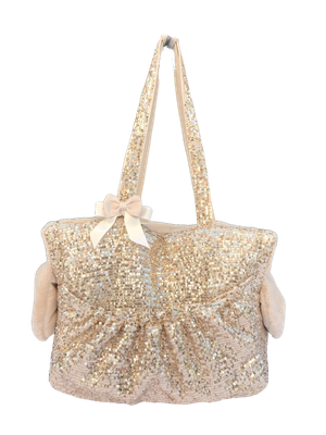 Coco Bag Paillettes Gold
