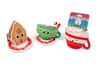 Kerst pluche hondenspeelgoed