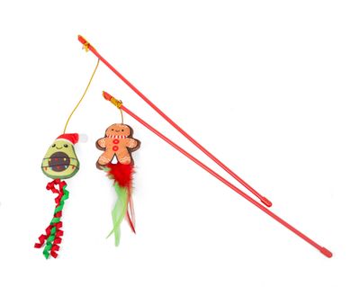 Kerst kattenspeelhengels